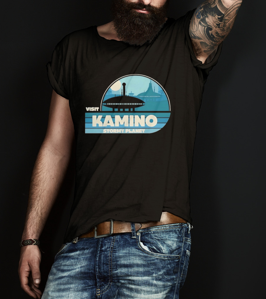 Visit Kamino Stormy Planet Star Wars Sci Fi T-Shirt