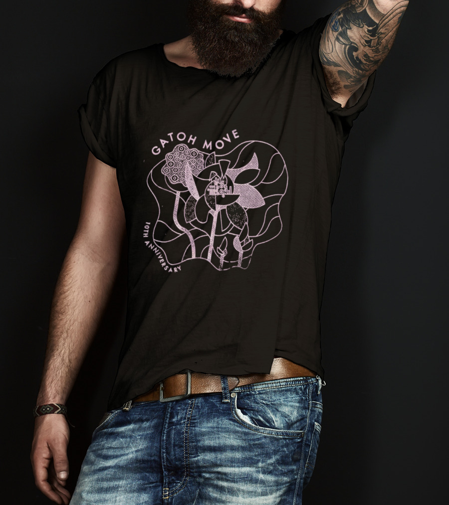 Gatoh Move 10th Anniversary Floral T-Shirt