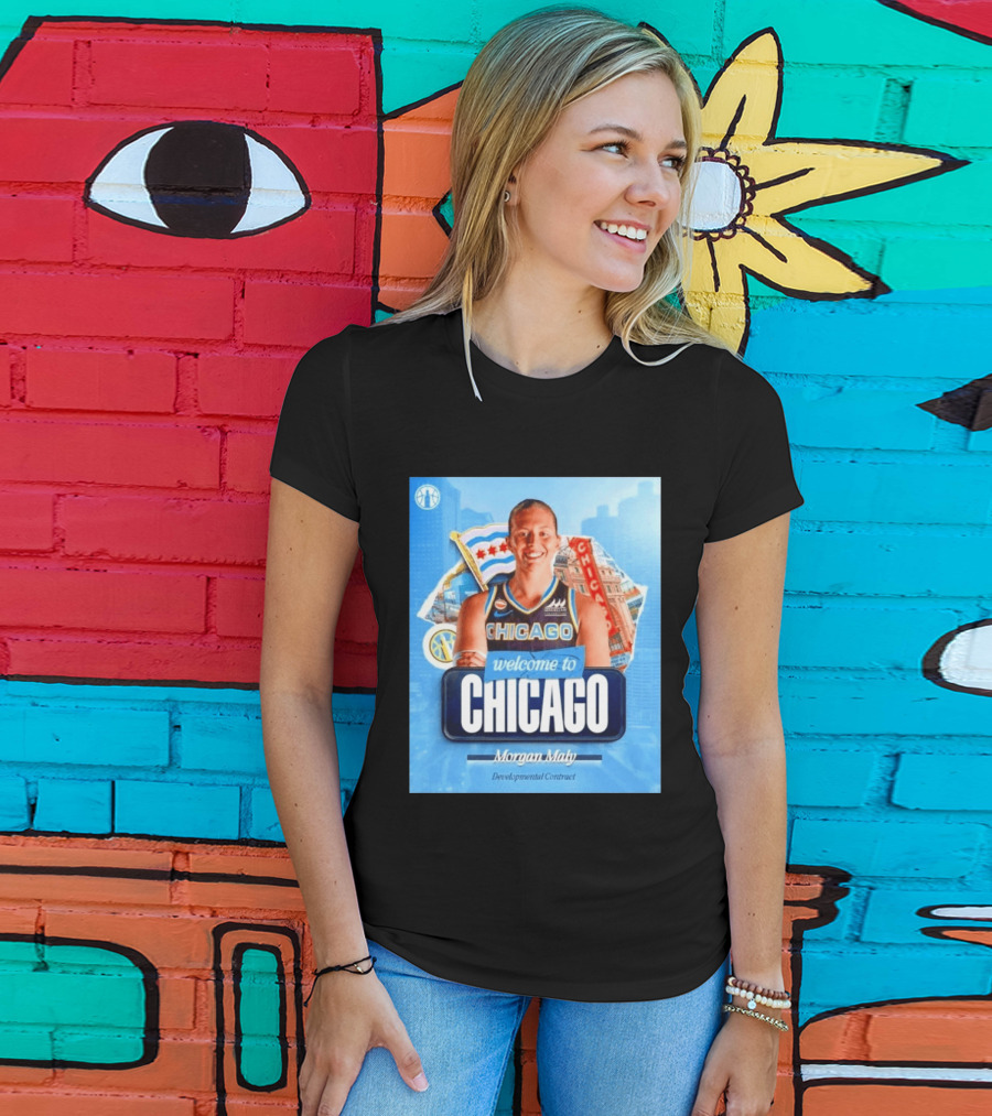 Welcome To Chicago Morgan Maly Developmental Contract Basketball Jersey T-Shirt