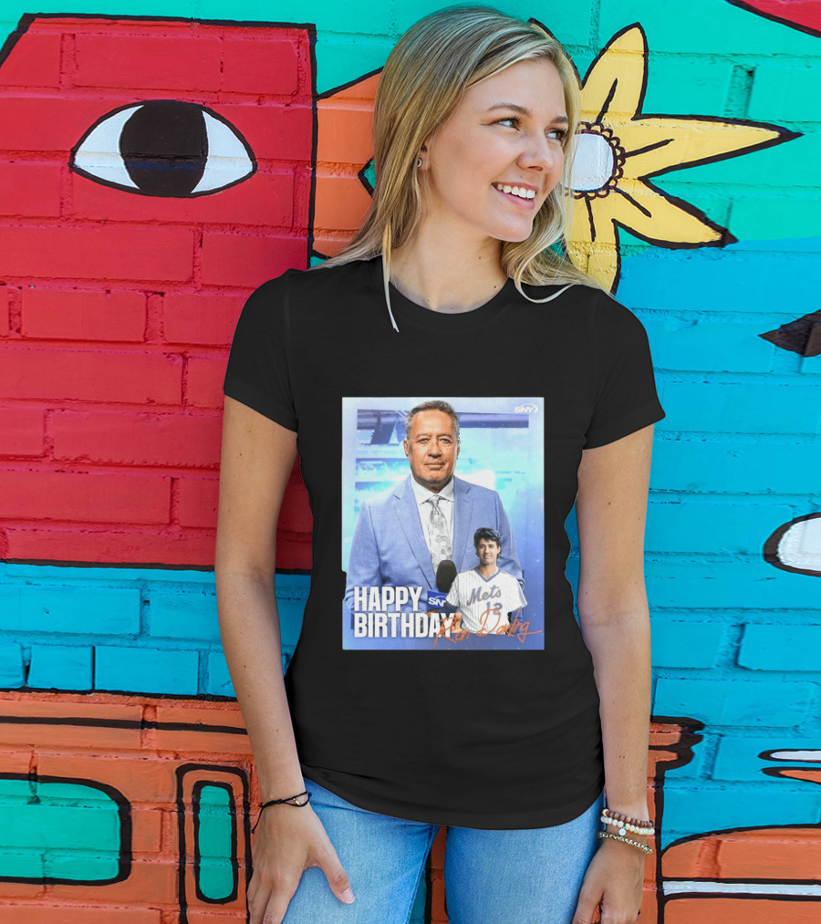 Happy Birthday Ron Darling SNY Mets Celebration T-Shirt