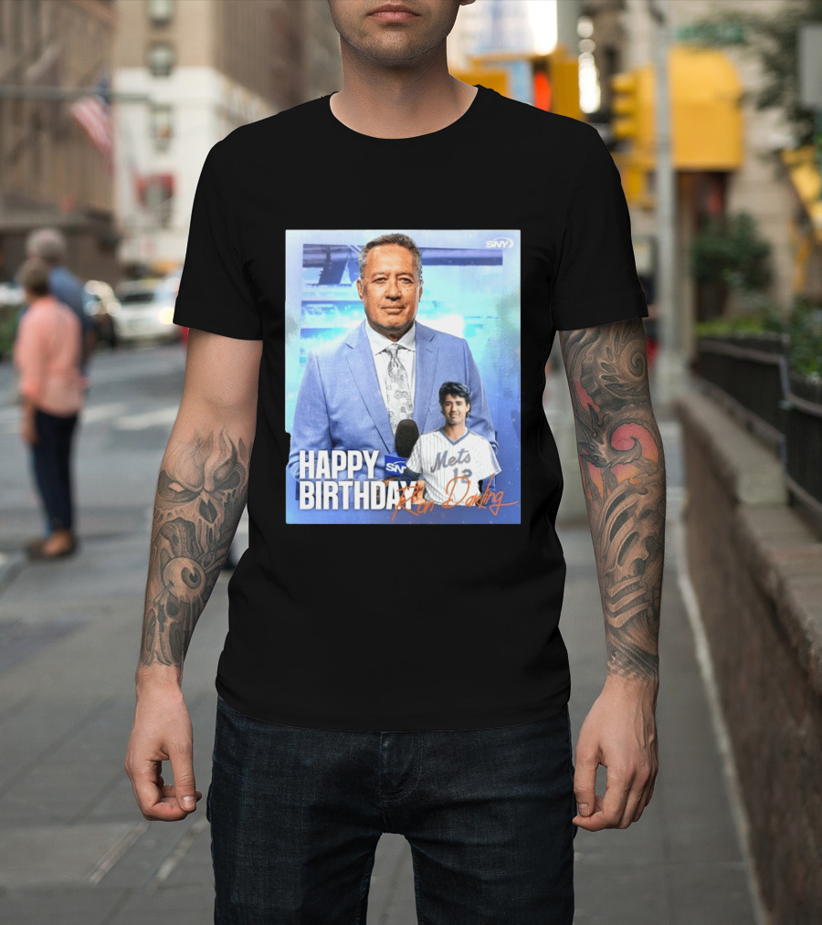 Happy Birthday Ron Darling SNY Mets Celebration T-Shirt