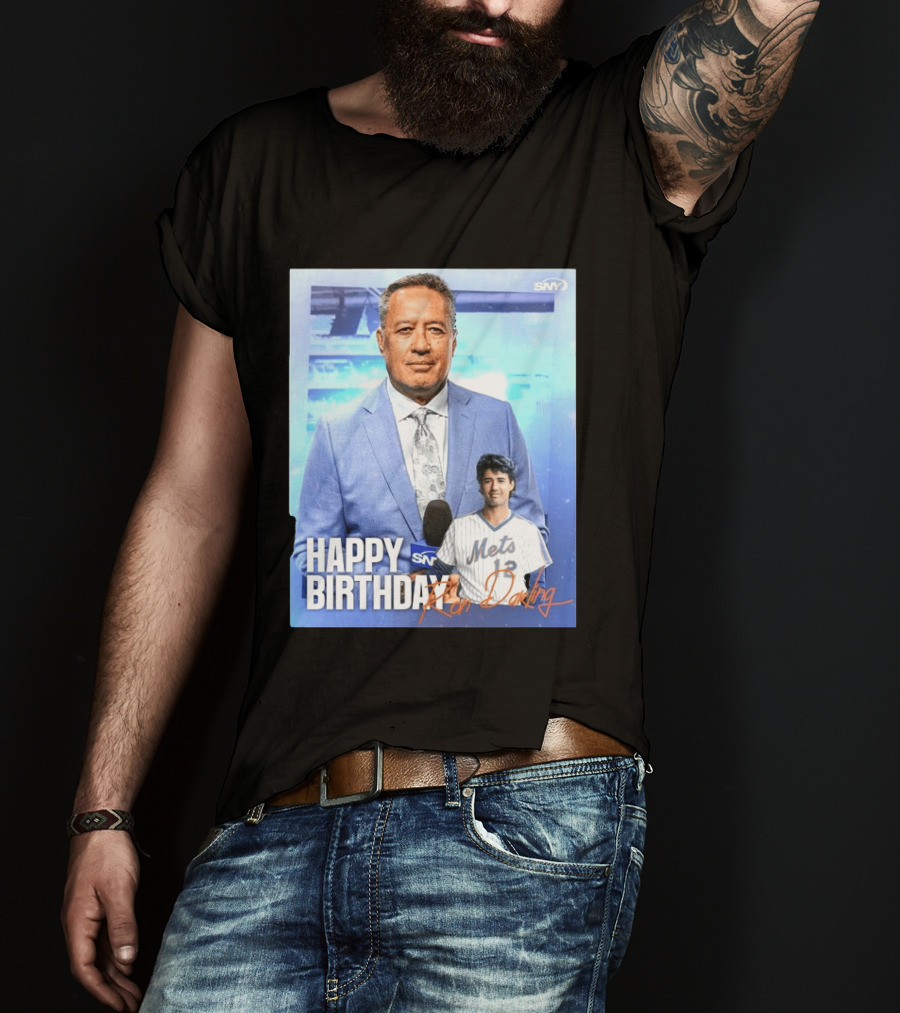 Happy Birthday Ron Darling SNY Mets Celebration T-Shirt