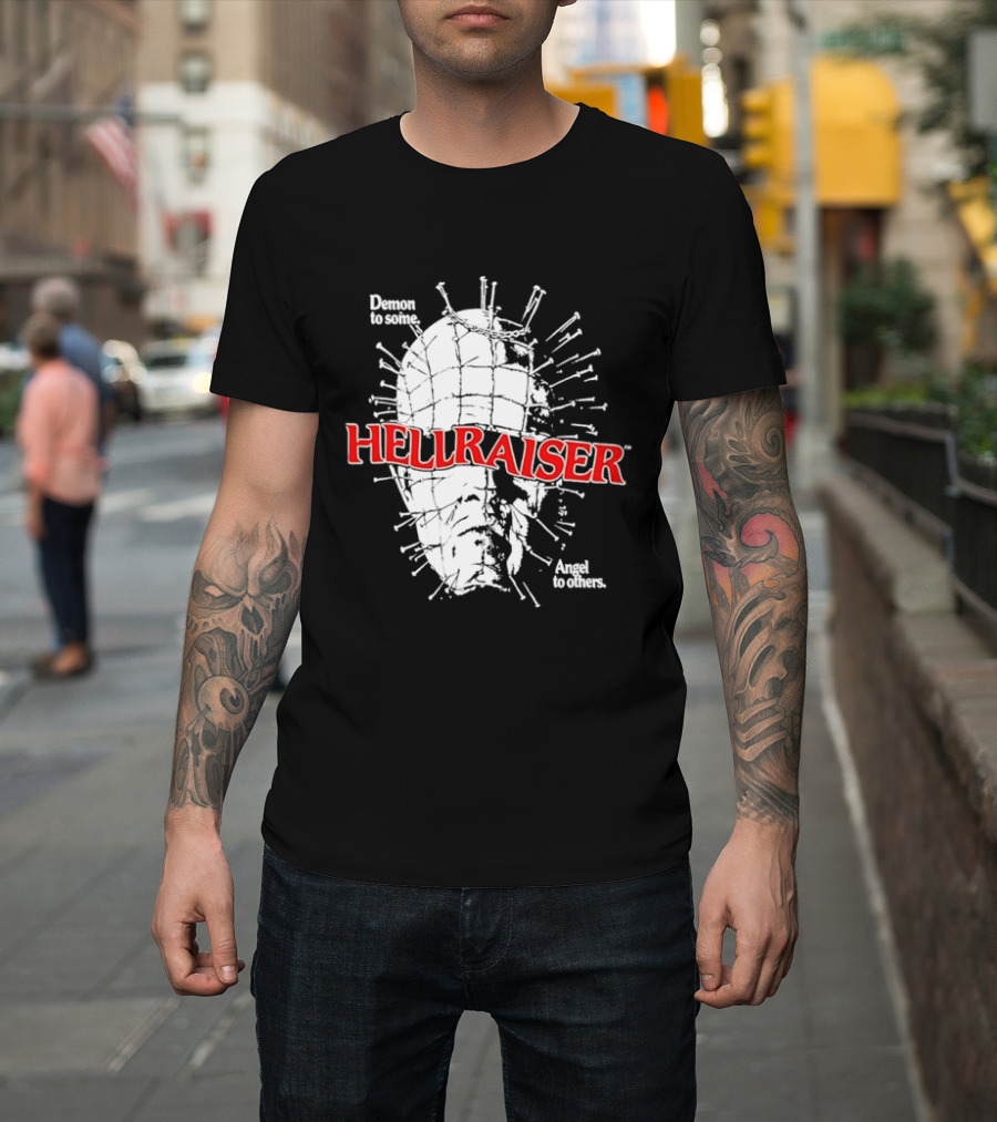 Hellraiser Pinhead Demon To Some Angel To Others T-Shirt