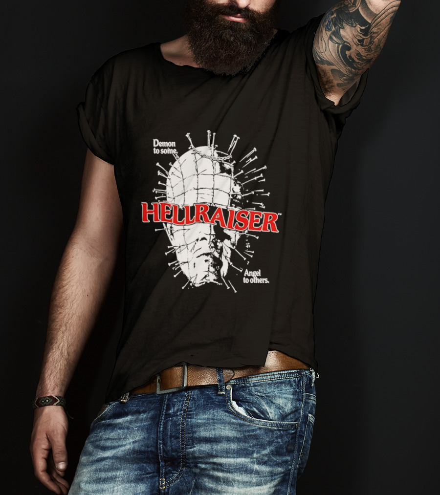 Hellraiser Pinhead Demon To Some Angel To Others T-Shirt