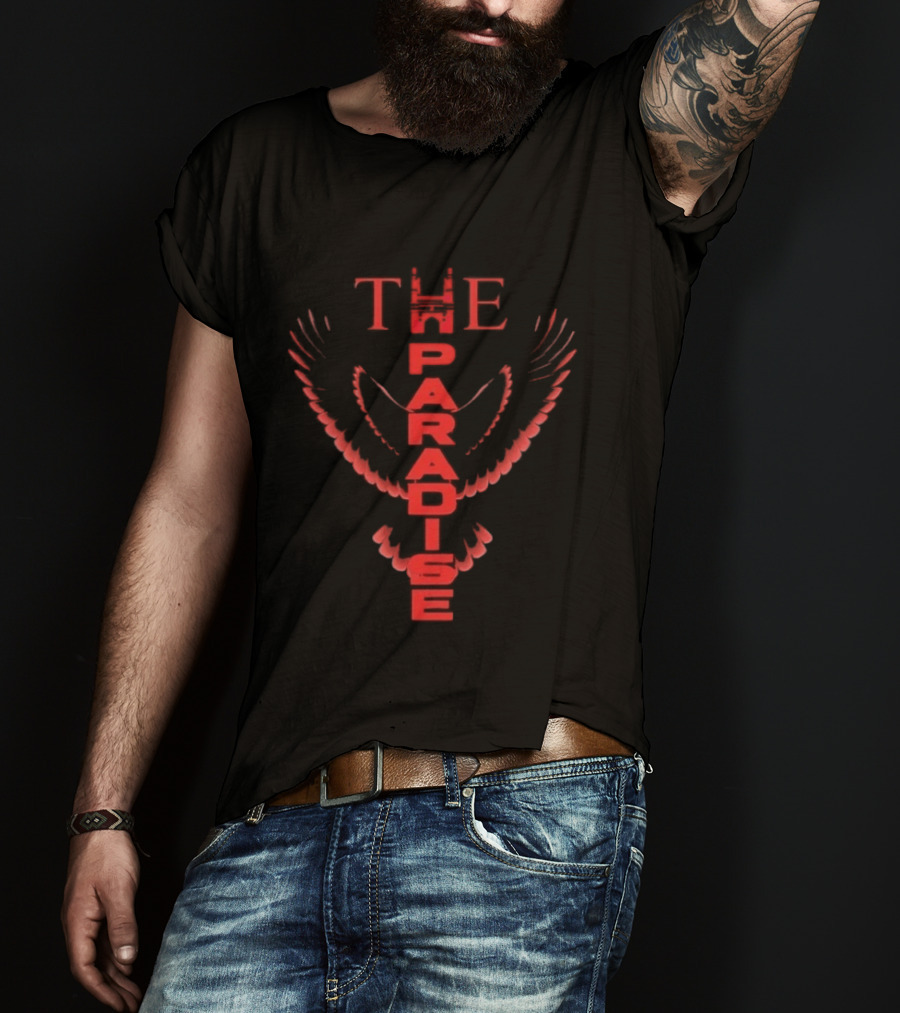 Paradise Eagle Wings In Vibrant Red Elegance T-Shirt