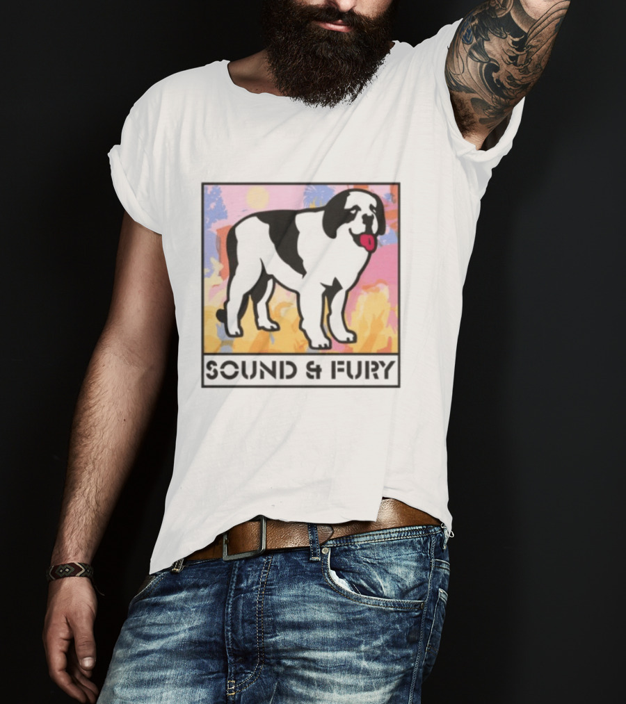 Sound And Fury Store Sound And Fury 2026 Big Dog White St Bernard T-Shirt