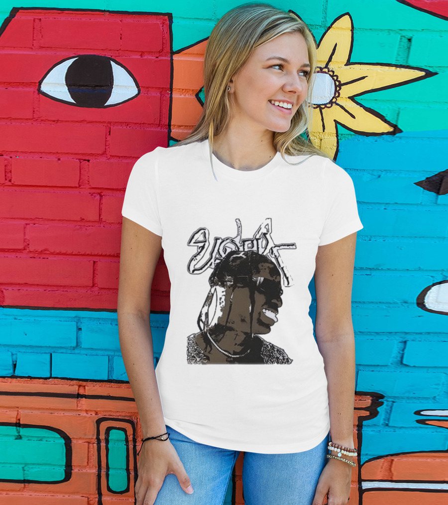 T Scott Utopia Cactus Jack Smiling T-Shirt