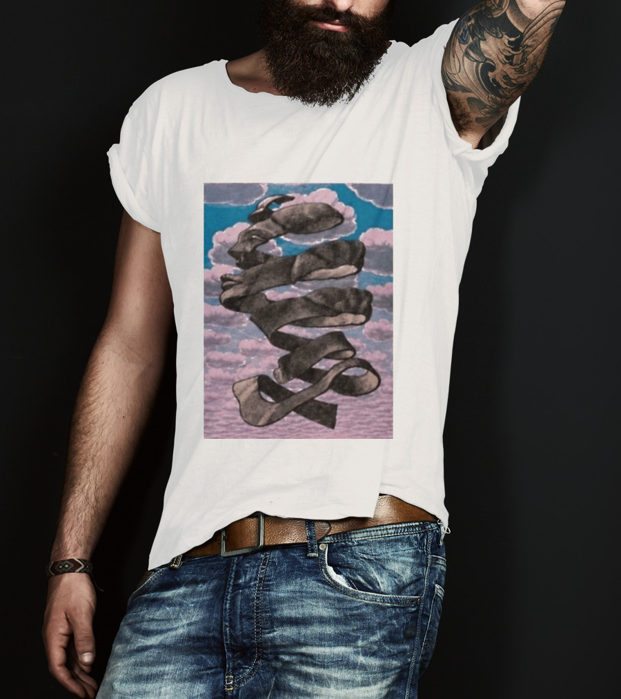 Tom Holland MC Escher Infinite Mobius Strip Optical Illusion T-Shirt