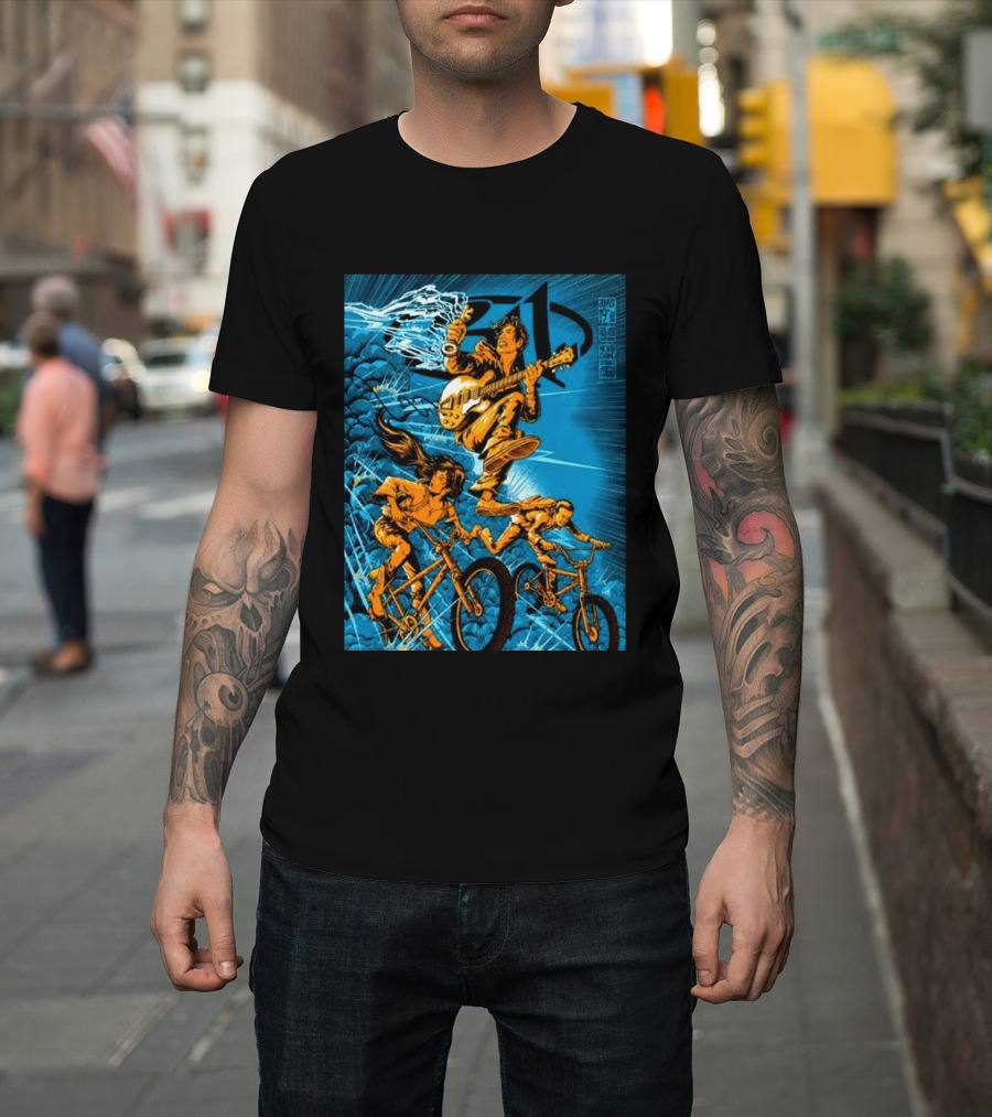 311 Chula Vista CA 2026 August 19 Gig North Island Credit Union Amphitheatre Bike T-Shirt