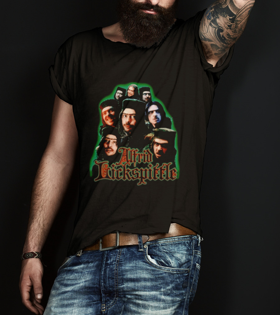 Alfrid Lickspittle Middle Earth The Hobbit Character Montage T-Shirt