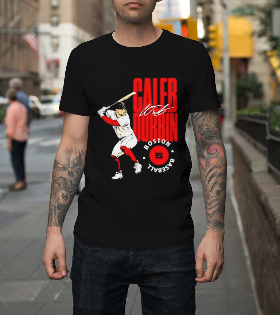 Caleb Durbin Boston Red Sox Baseball 5 T-Shirt