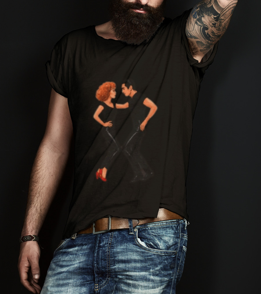 Danny Aarons Store Grease Danny And Sandy Dance Scene T-Shirt