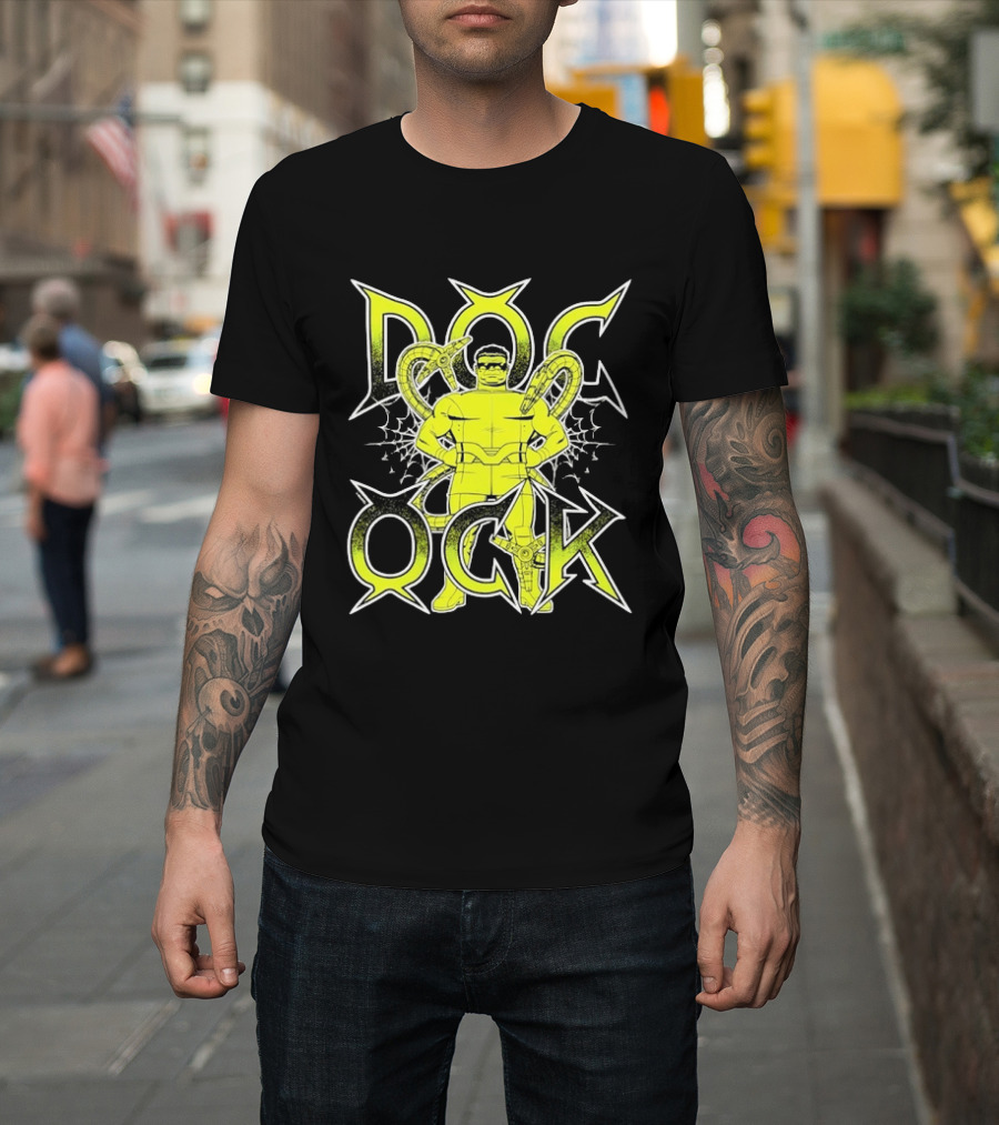 Doc Ock Marvel Doctor Octopus Iconic Character With Tentacles And Webs T-Shirt