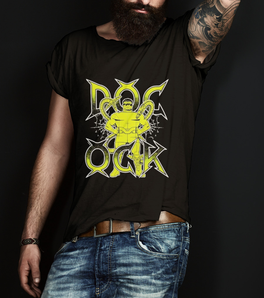 Doc Ock Marvel Doctor Octopus Iconic Character With Tentacles And Webs T-Shirt