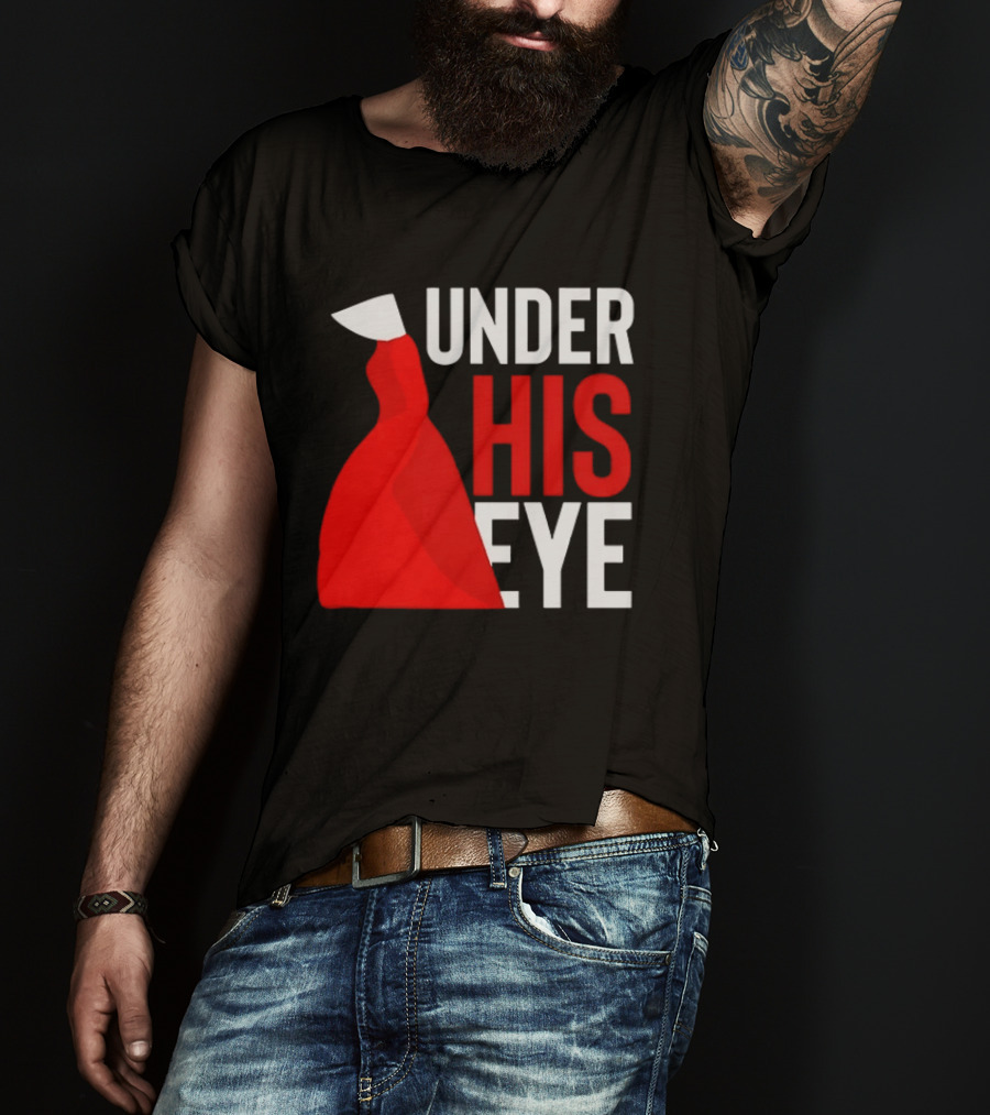 Under His Eye Red Cloak And White Bonnet T-Shirt