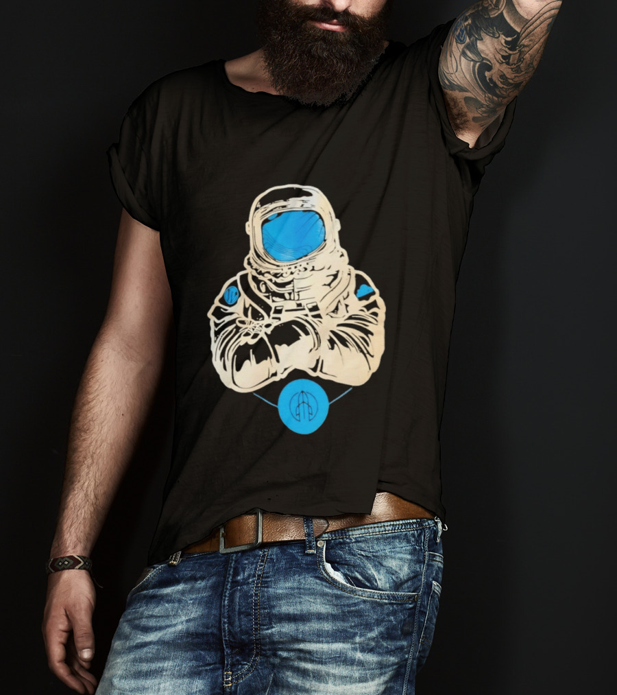 WordPress Astronaut Space Explorer Developer Iconic Space Suit Drawing T-Shirt