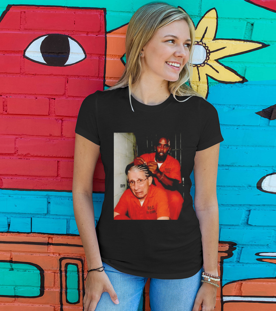 Sean Diddy Combs Braiding Anthony Fauci Hair D.O.C Meme T-Shirt