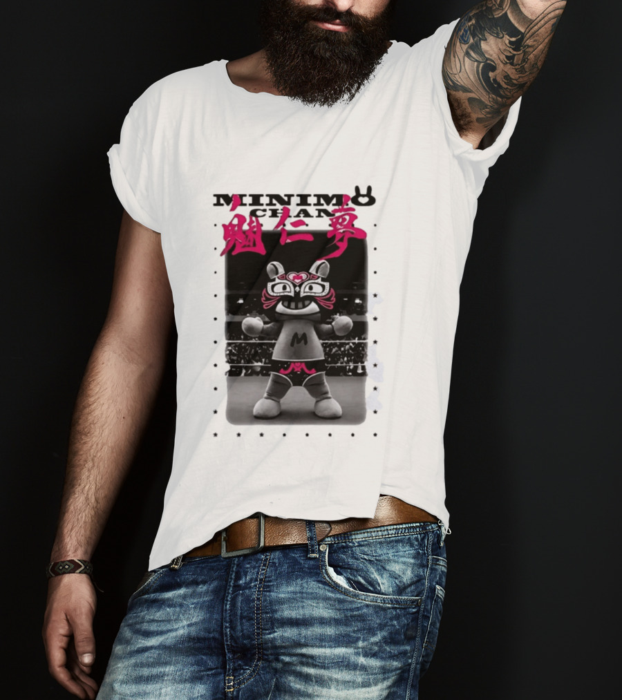 Minimo Chan Lucha Libre Japanese Wrestling T-Shirt