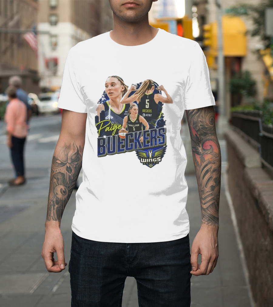 Paige Bueckers Dallas Wings 5 WNBA Basketball Wings Orders T-Shirt