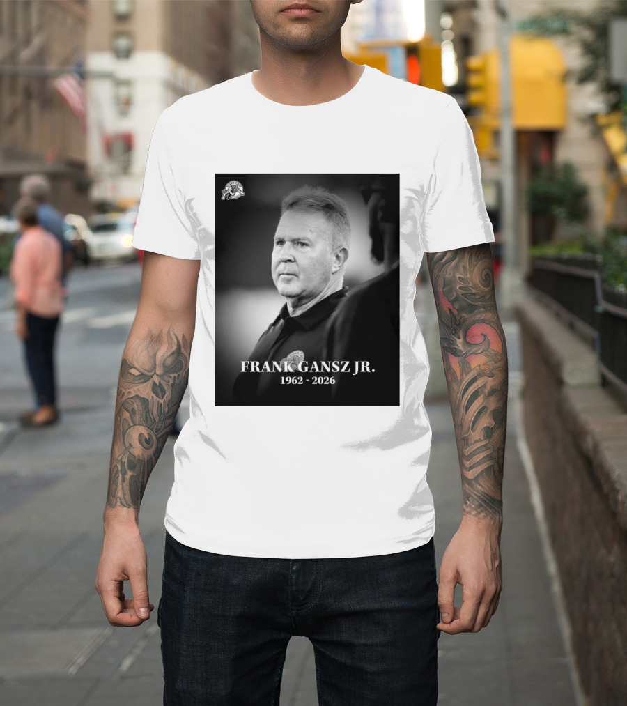Frank Gansz Jr. 1962 2026 Hamilton Tiger Cats Football T-Shirt