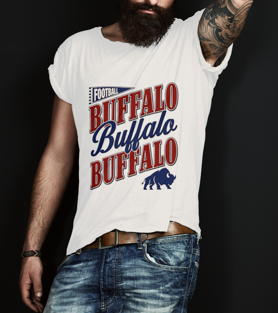 Buffalo Buffalo Buffalo Football T-Shirt