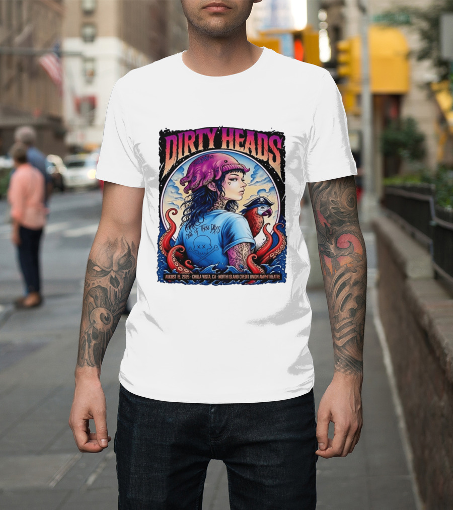 Dirty Heads One Of Those Days Tour 2026 Chula Vista Concert T-Shirt