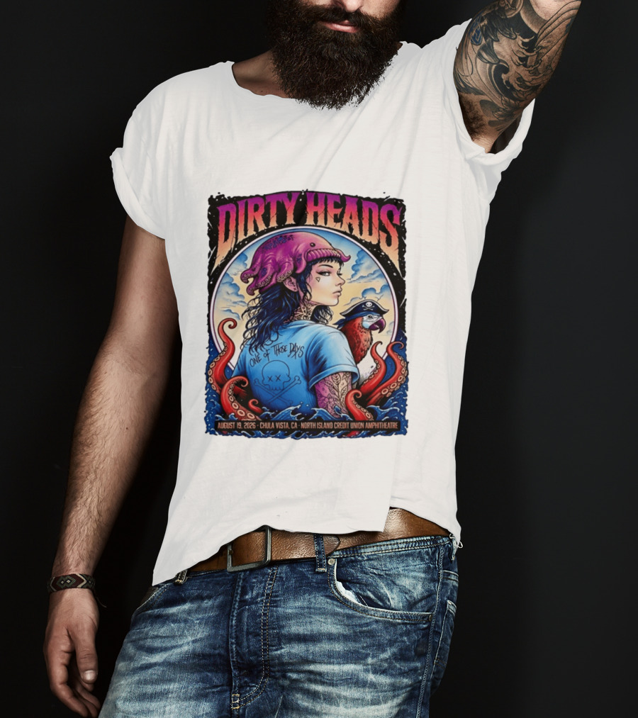 Dirty Heads One Of Those Days Tour 2026 Chula Vista Concert T-Shirt