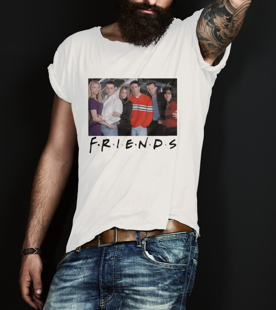 Friends Cast Group 90s Sitcom Rachel Green T-Shirt