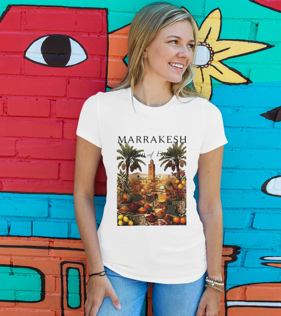 Marrakesh Oasis Of Light Noise Spices And Good Vibes T-Shirt