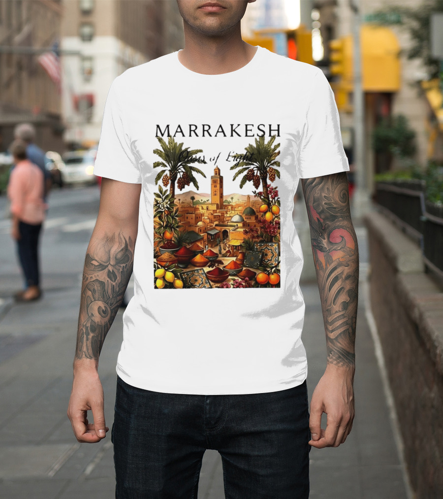 Marrakesh Oasis Of Light Noise Spices And Good Vibes T-Shirt