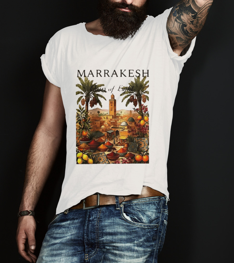 Marrakesh Oasis Of Light Noise Spices And Good Vibes T-Shirt