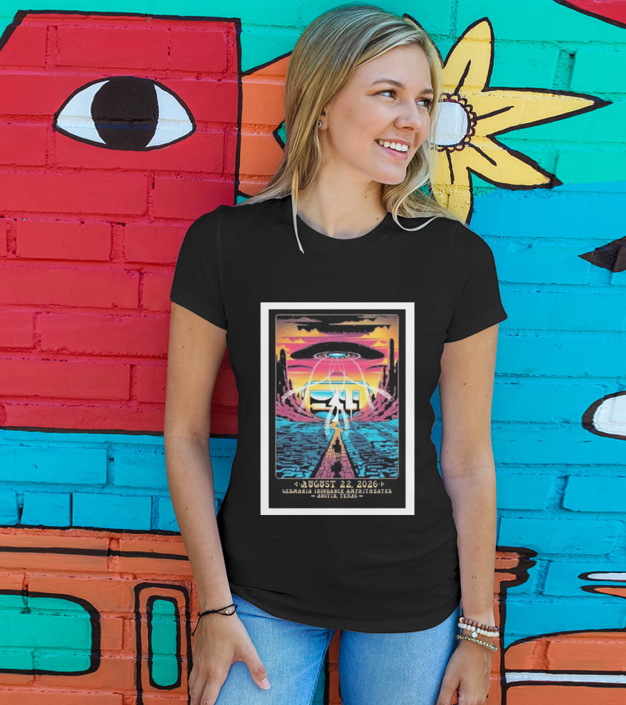 311 Band Live At Germania Insurance Amphitheater Austin Texas August 22 2026 Event T-Shirt