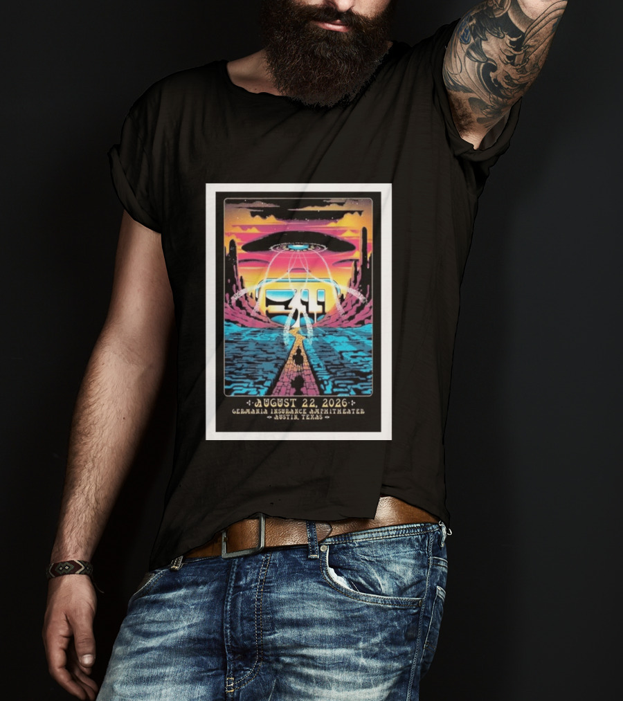 311 Band Live At Germania Insurance Amphitheater Austin Texas August 22 2026 Event T-Shirt