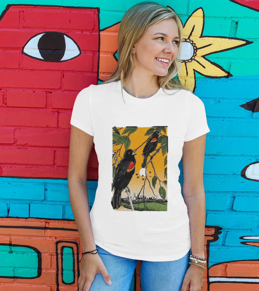 Gregory Alan Isakov Philadelphia August 21 2026 Red Winged Blackbirds City Skyline T-Shirt