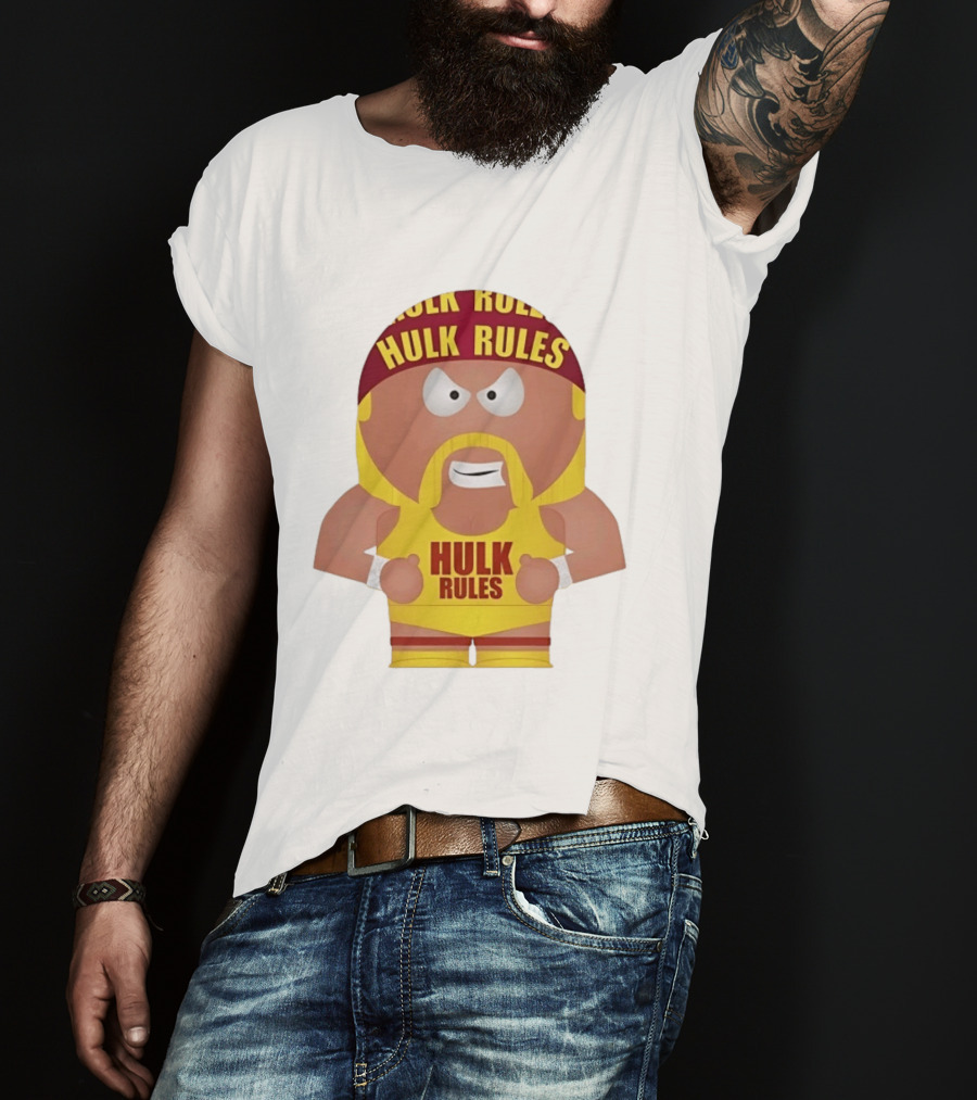 Hulk Hogan South Park Style Hulk Rules Wrestling T-Shirt