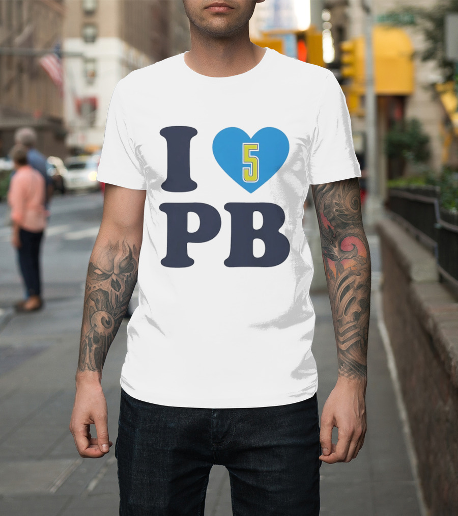 I Love Heart 5 PB Sports T-Shirt