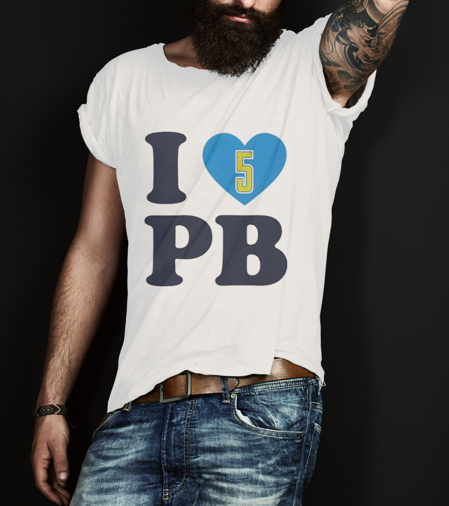 I Love Heart 5 PB Sports T-Shirt