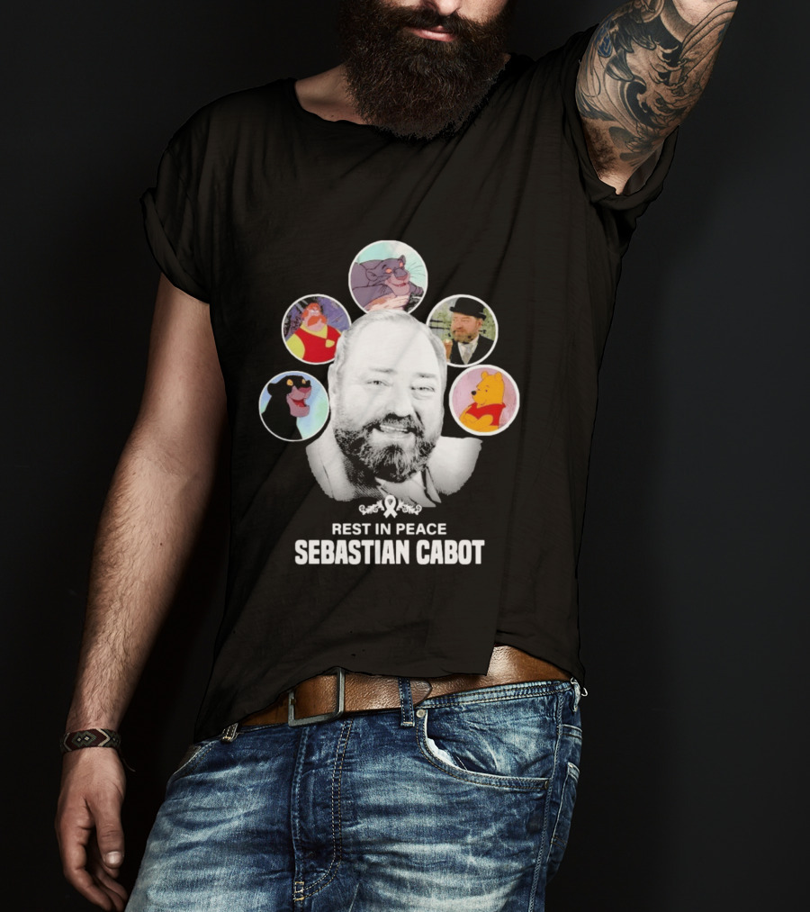 Rest In Peace Sebastian Cabot Disney Characters T-Shirt