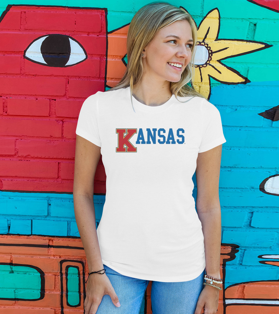 Kansas Jayhawks NCAA College Basketball KANSAS T-Shirt