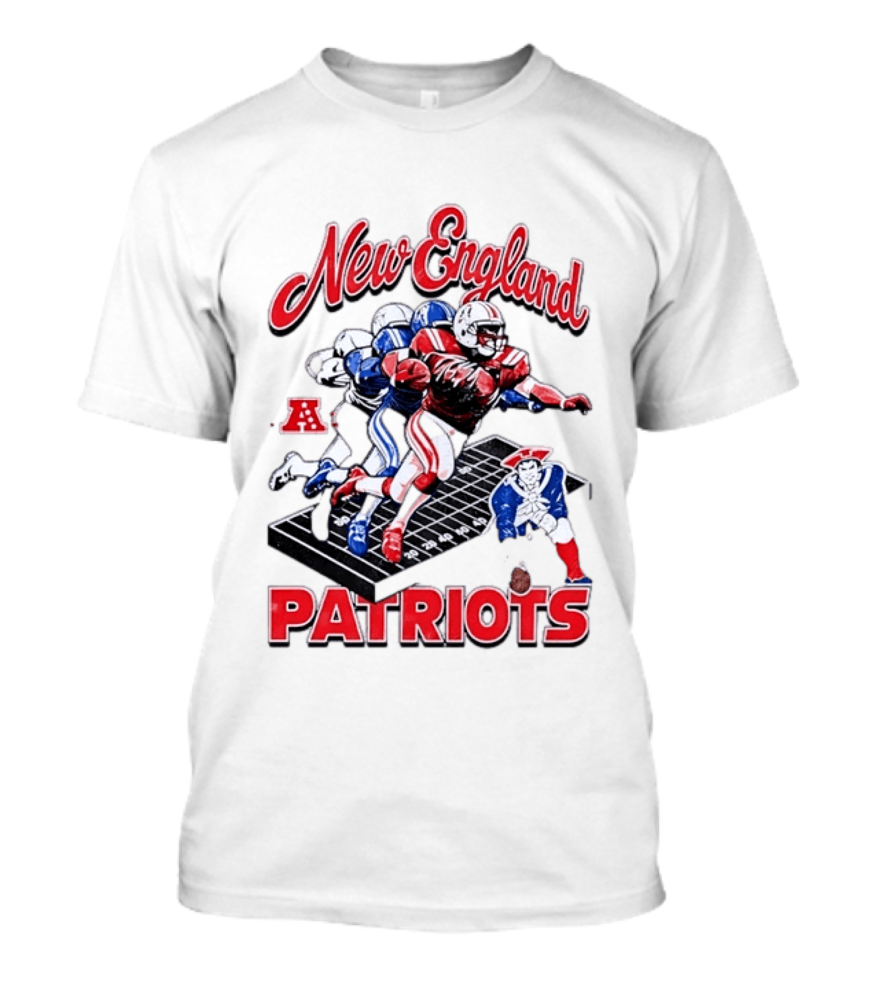 New England Patriots Football Player Action AFC T-Shirt