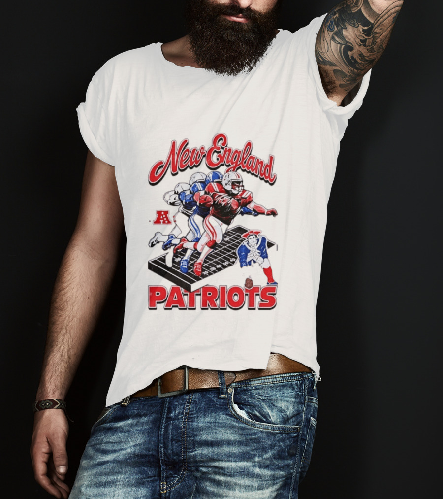 New England Patriots Football Player Action AFC T-Shirt