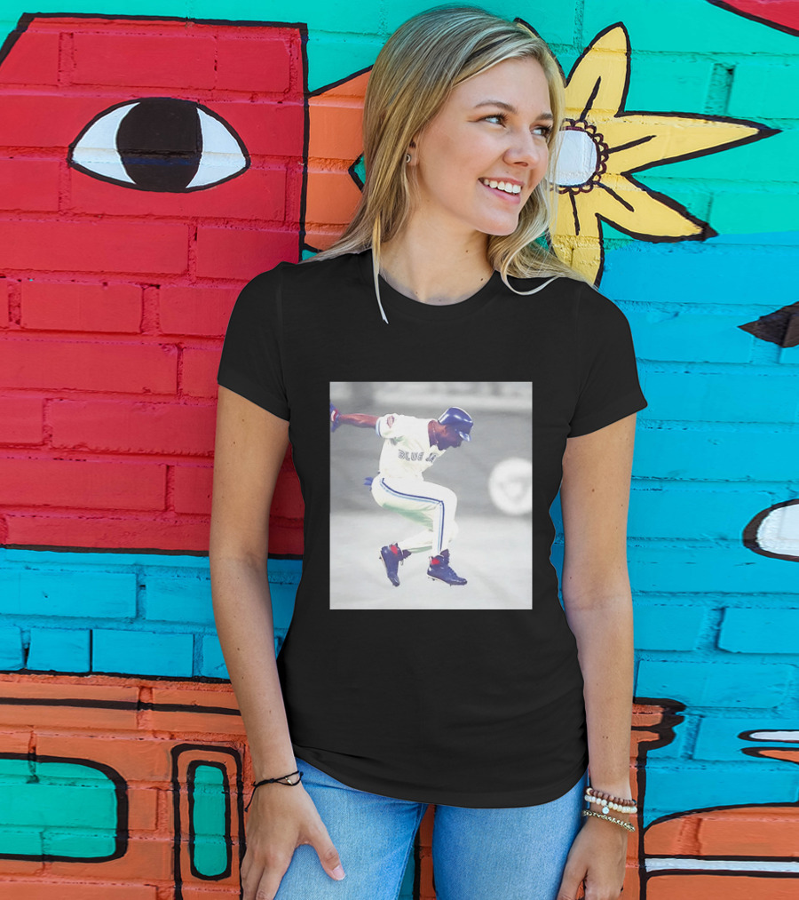 Joe Carter Toronto Blue Jays Baseball Jump Celebration T-Shirt