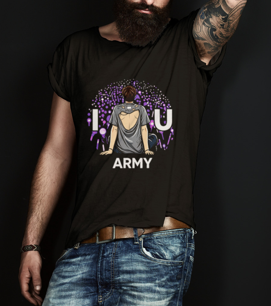 Joonie I Love You ARMY Concert Lights Fan T-Shirt
