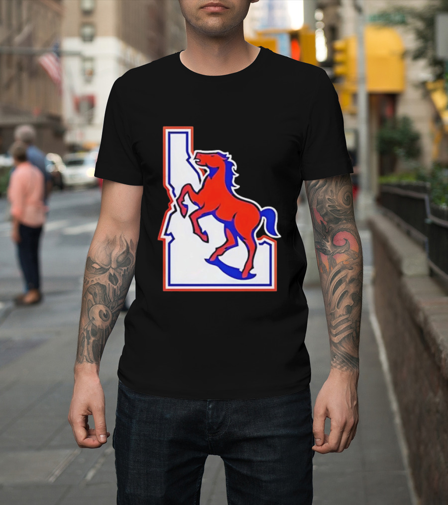 Boise State Broncos Idaho State Horse T-Shirt