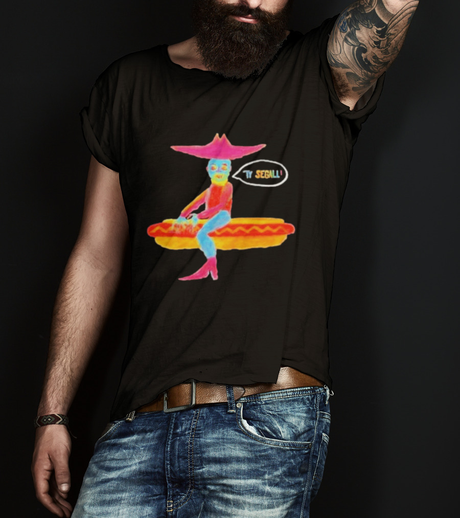 Ty Segall Hotdog Cowboy Surreal Western T-Shirt