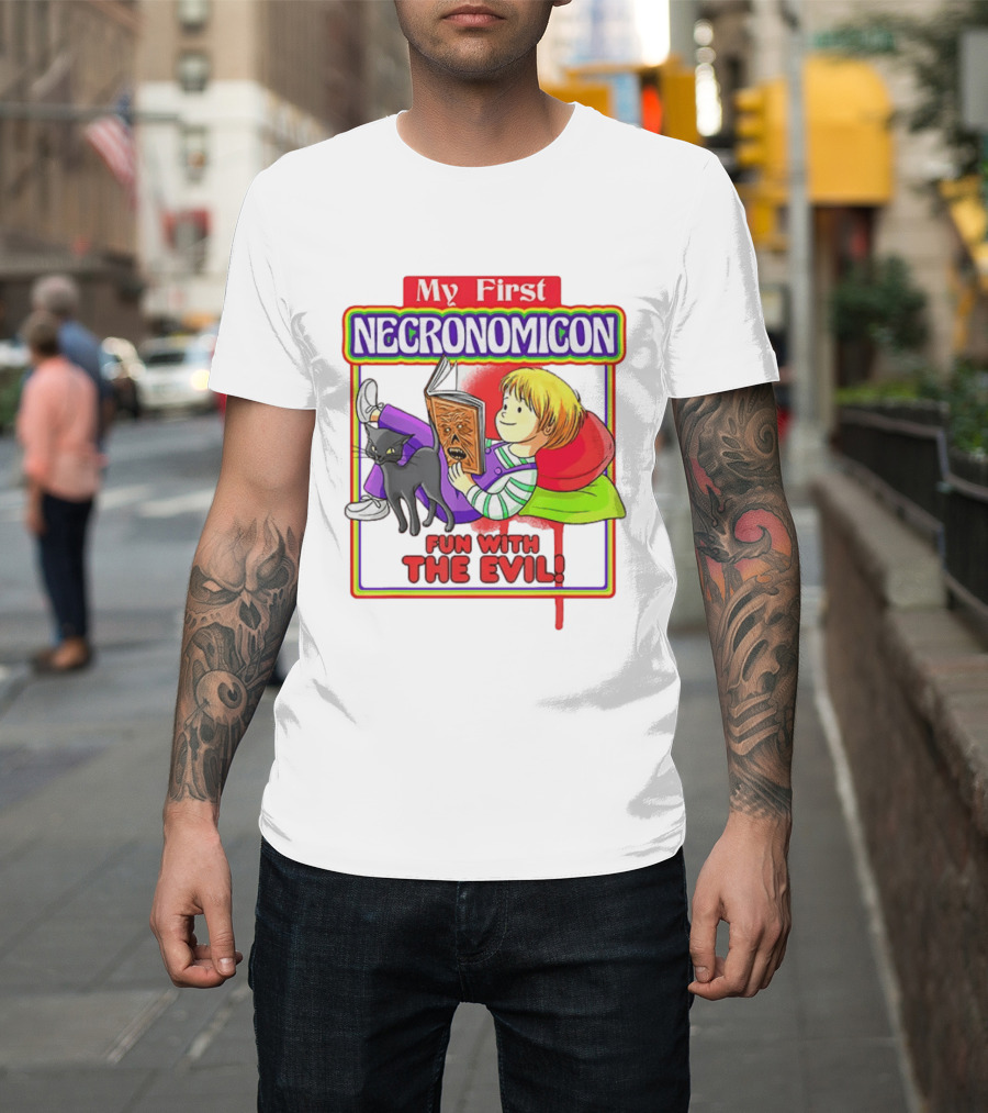 My First Necronomicon Fun With The Evil Dead Necronomicon Ash Williams T-Shirt