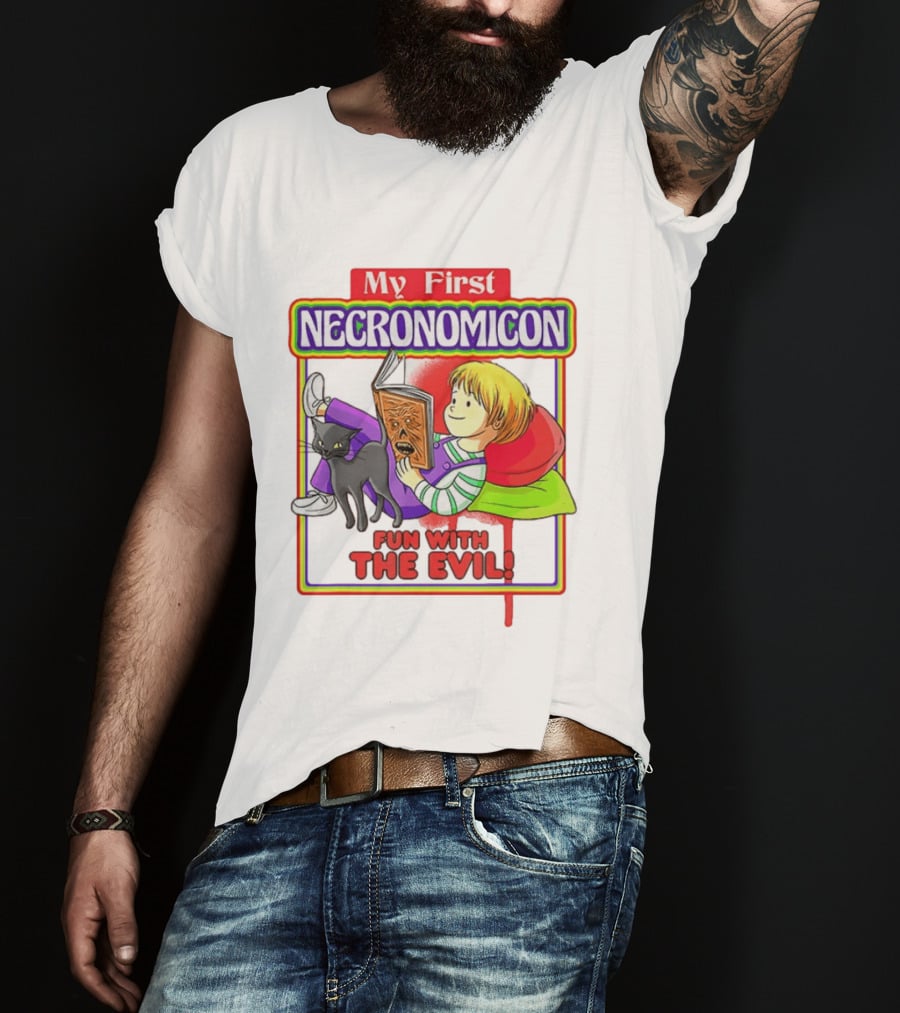 My First Necronomicon Fun With The Evil Dead Necronomicon Ash Williams T-Shirt