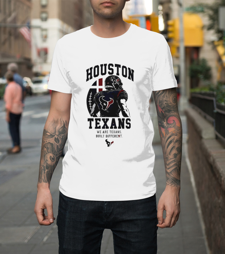 Houston Texans We Are Built Different Football Pride T-Shirt