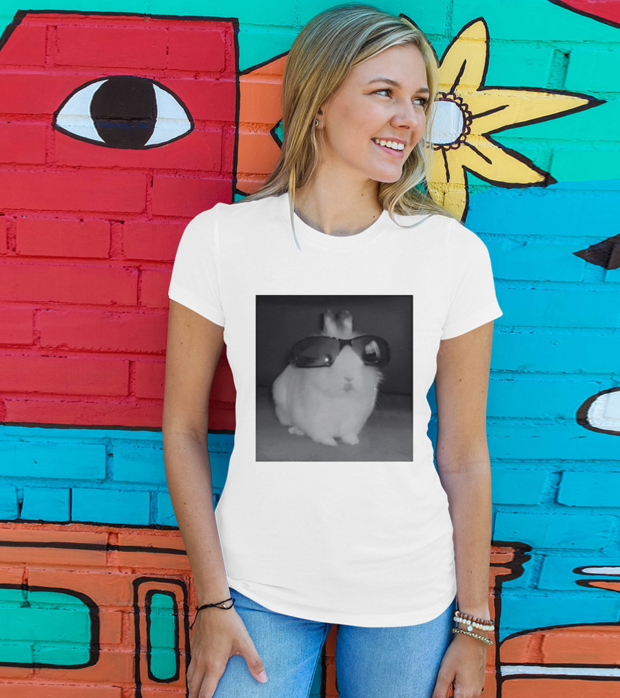 It's Such A Fucked Situation Bunny In Sunglasses Cute Funny Rabbit Wearing Shades T-Shirt