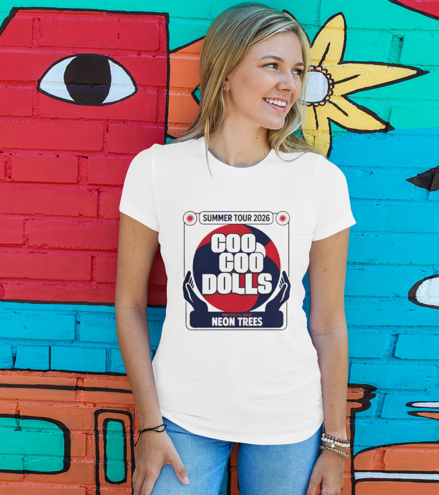 Coo Coo Dolls Summer Tour 2026 Featuring Neon Trees Concert Event T-Shirt